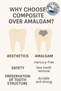 composite over amalgam